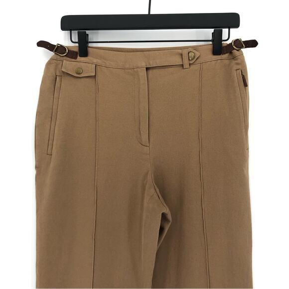 VTG RALPH LAUREN Trouser Straight Pant Tan 10 - Picture 2 of 11